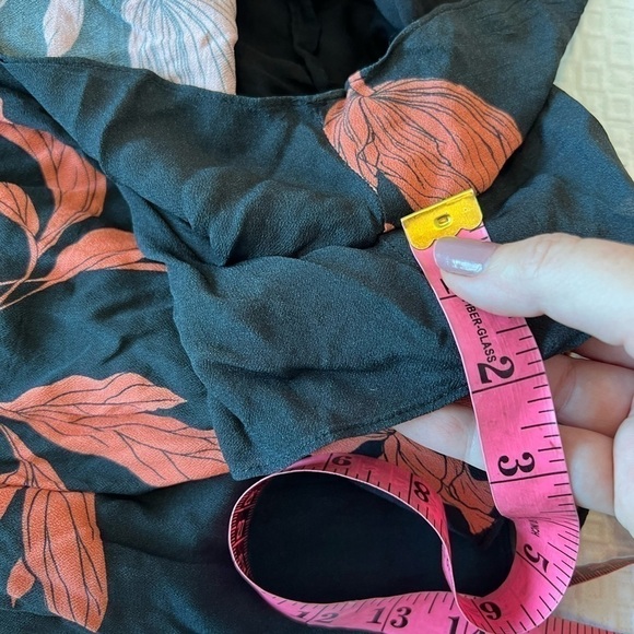 Thakoon Floral Ruffle Silk Blend Romper Black Womens Size 6 - Picture 14 of 16